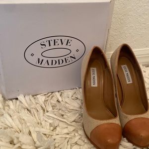 Steve Madden linen heels